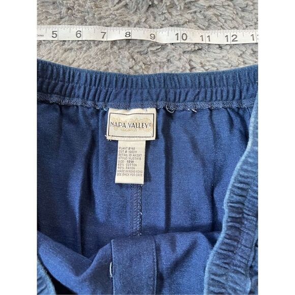 Vintage denim‎ button front midi skirt with star embroidery - Picture 6 of 6